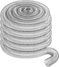 Therwen 4 in x 40 ft Flexible PVC Dust Collection Hose - Clear, Heavy