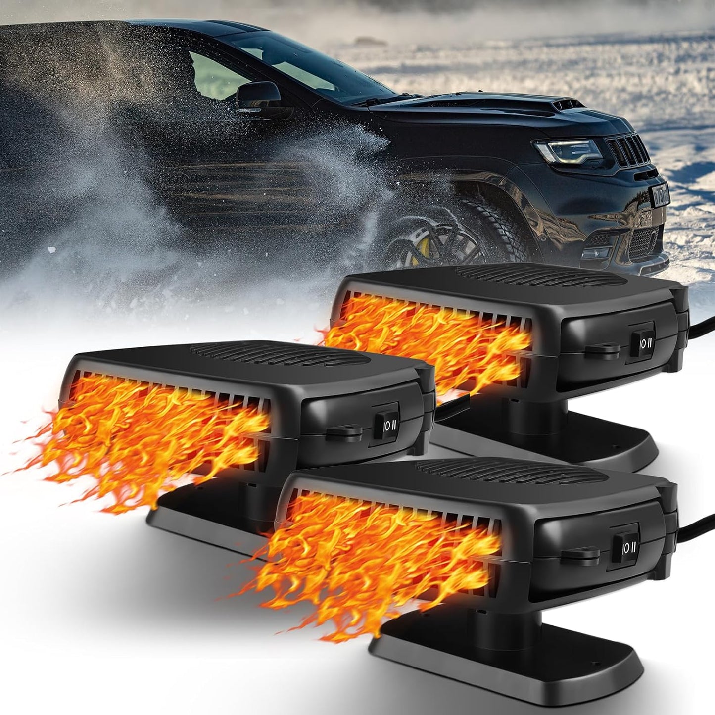 Therwen 150W Car Heater: Defrost & Cool in Style!