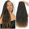 Passion Twist Water Wave Braiding Hair 24in (Pack of 7) - Lightweight