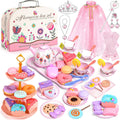 Tea Party Set for Little Girls 63Pcs Pretend Play Toys - Princess