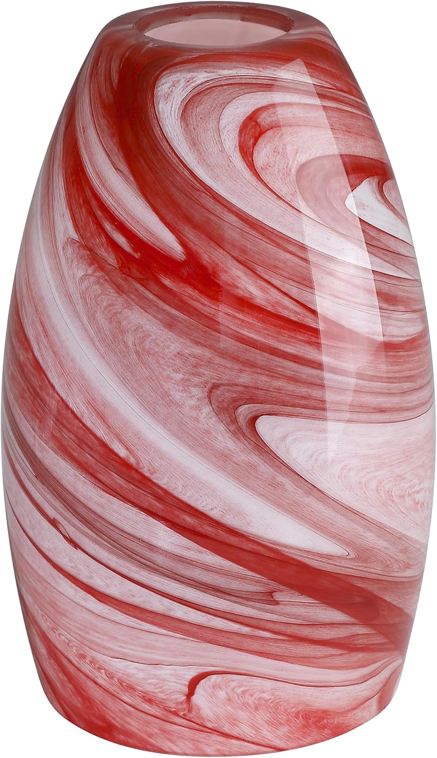 Burgundy Marble Glass Pendant Lamp Shade for Unique Lighting