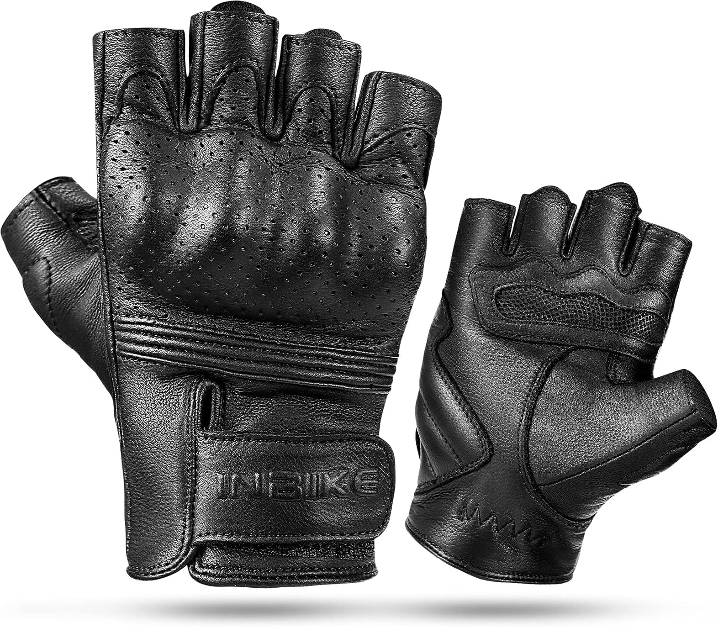 Fingerless Motorcycle Gloves for Summer Riding Comfort