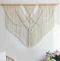 Macrame Wall Hanging Large 43in x 32in - Boho Triangle Tapestry