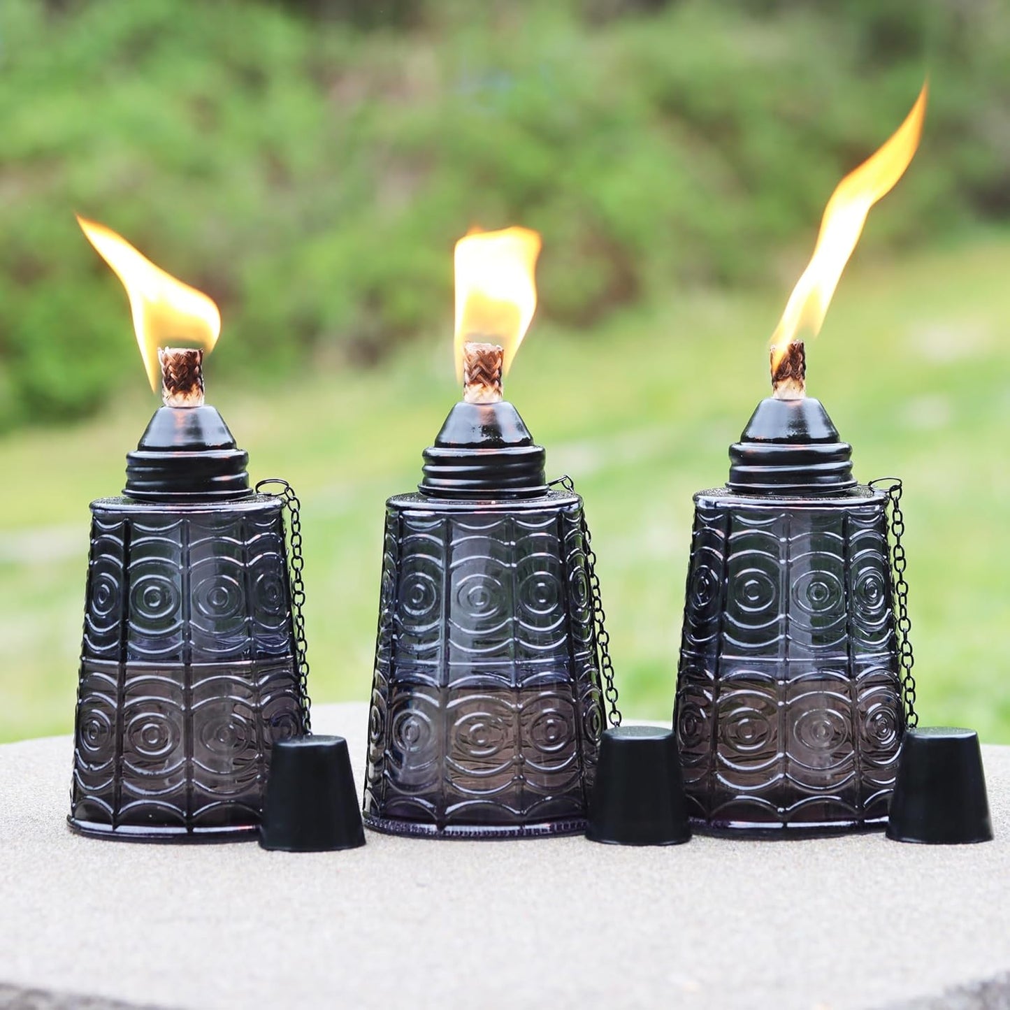 Elegant Citronella Table Top Torches for Outdoor Decor