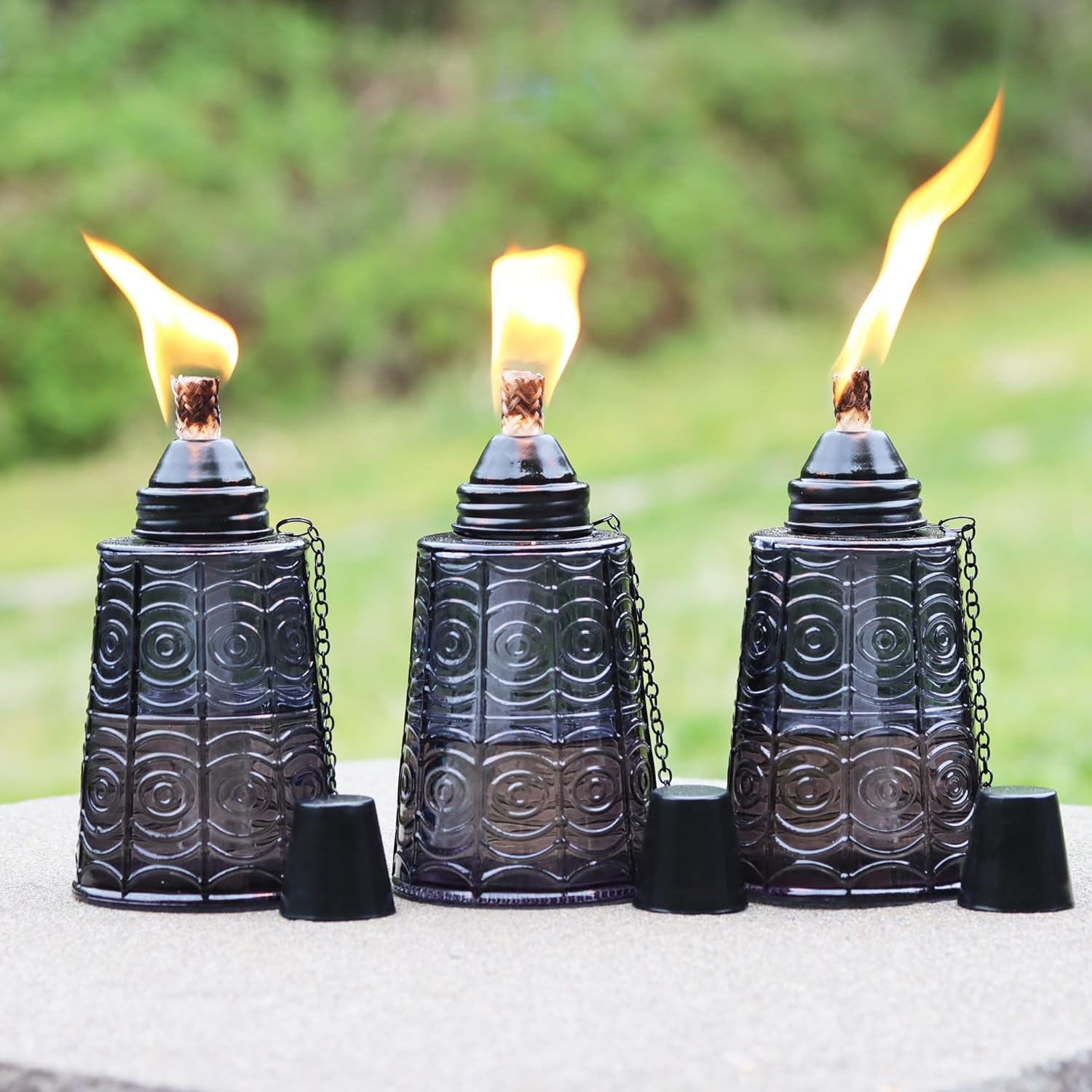Elegant Citronella Table Top Torches for Outdoor Decor