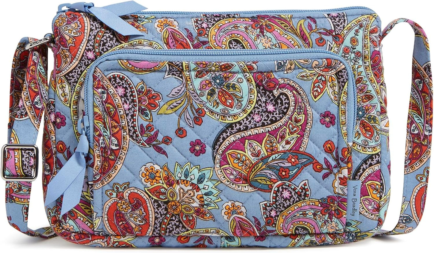 Vera Bradley Women's Cotton Little Hipster Crossbody Purse Review