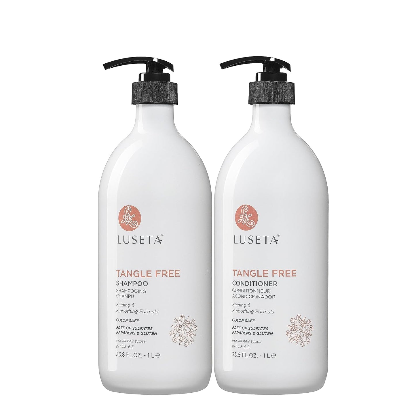 Tangle-Free Keratin Shampoo & Conditioner Set 67oz
