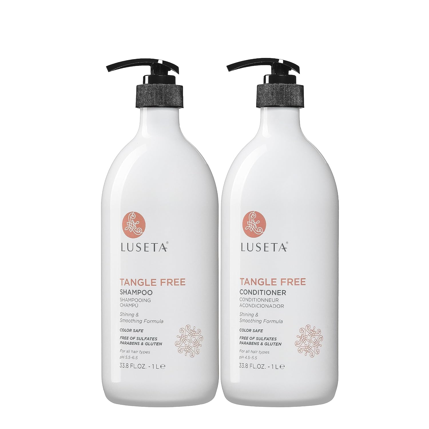 Tangle-Free Keratin Shampoo & Conditioner Set 67oz