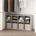 Furinno Cubic Open Back 8-Cube Storage Organizer - Versatile Closet