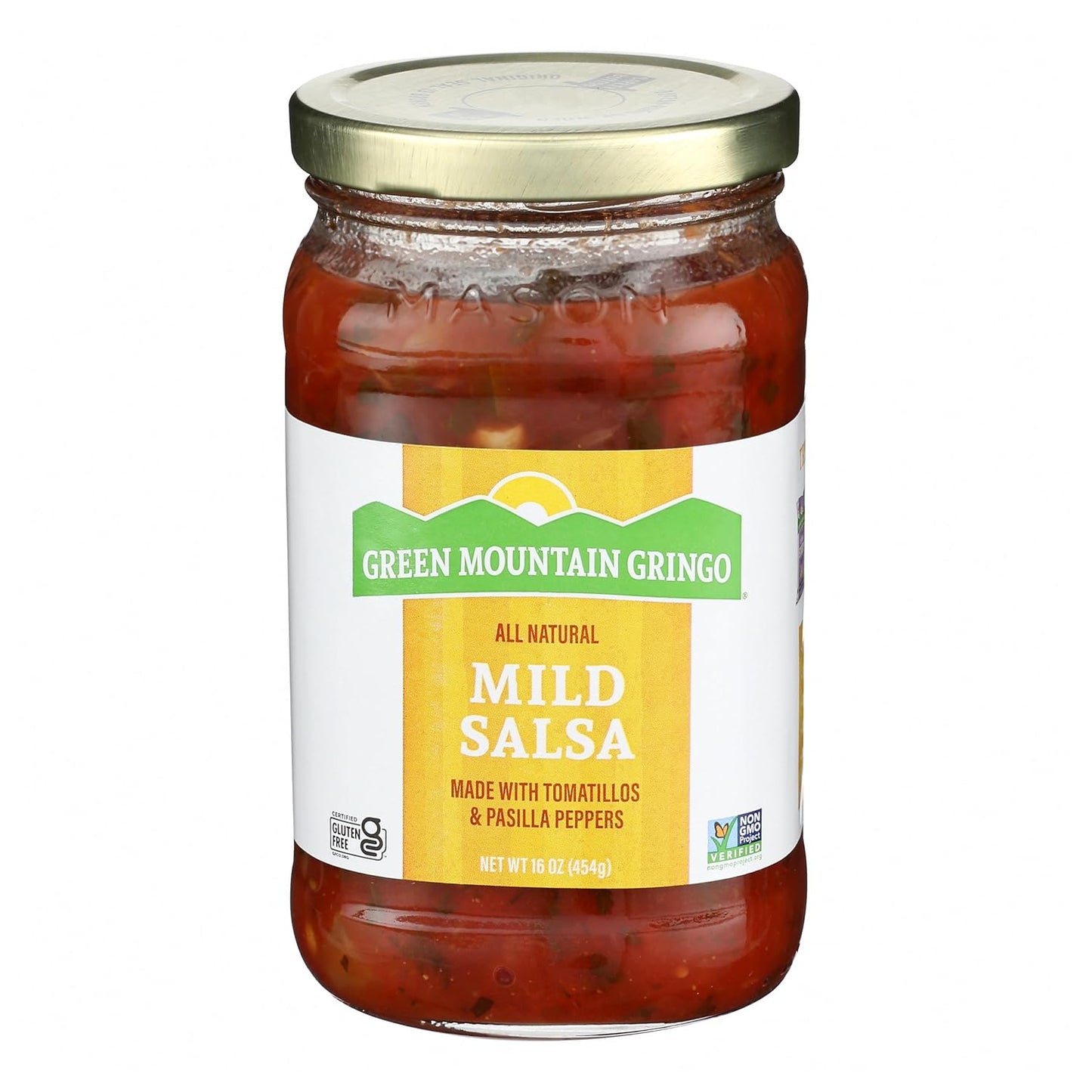 Authentic Green Mountain Mild Salsa - Savory 16oz Taste