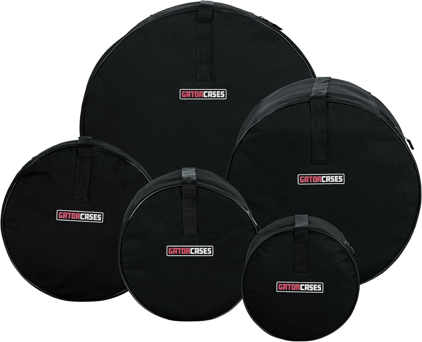 Gator Cases Protechtor Series Five Piece Padded Nylon Drum Bags