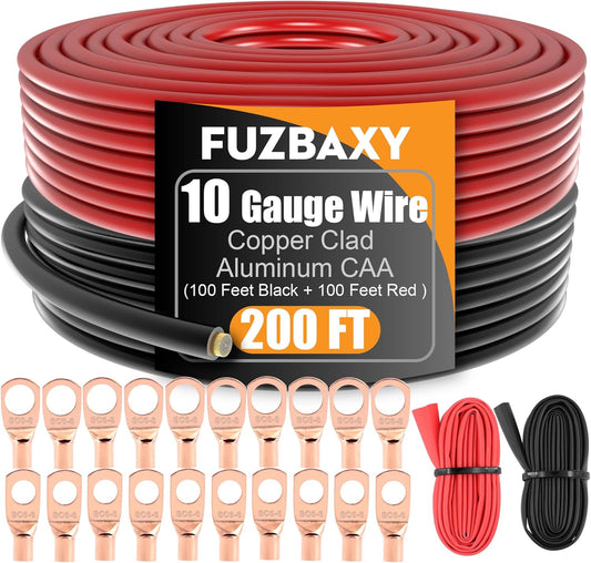 200ft 10 Gauge Wire Copper Clad Aluminum for Automotive Use