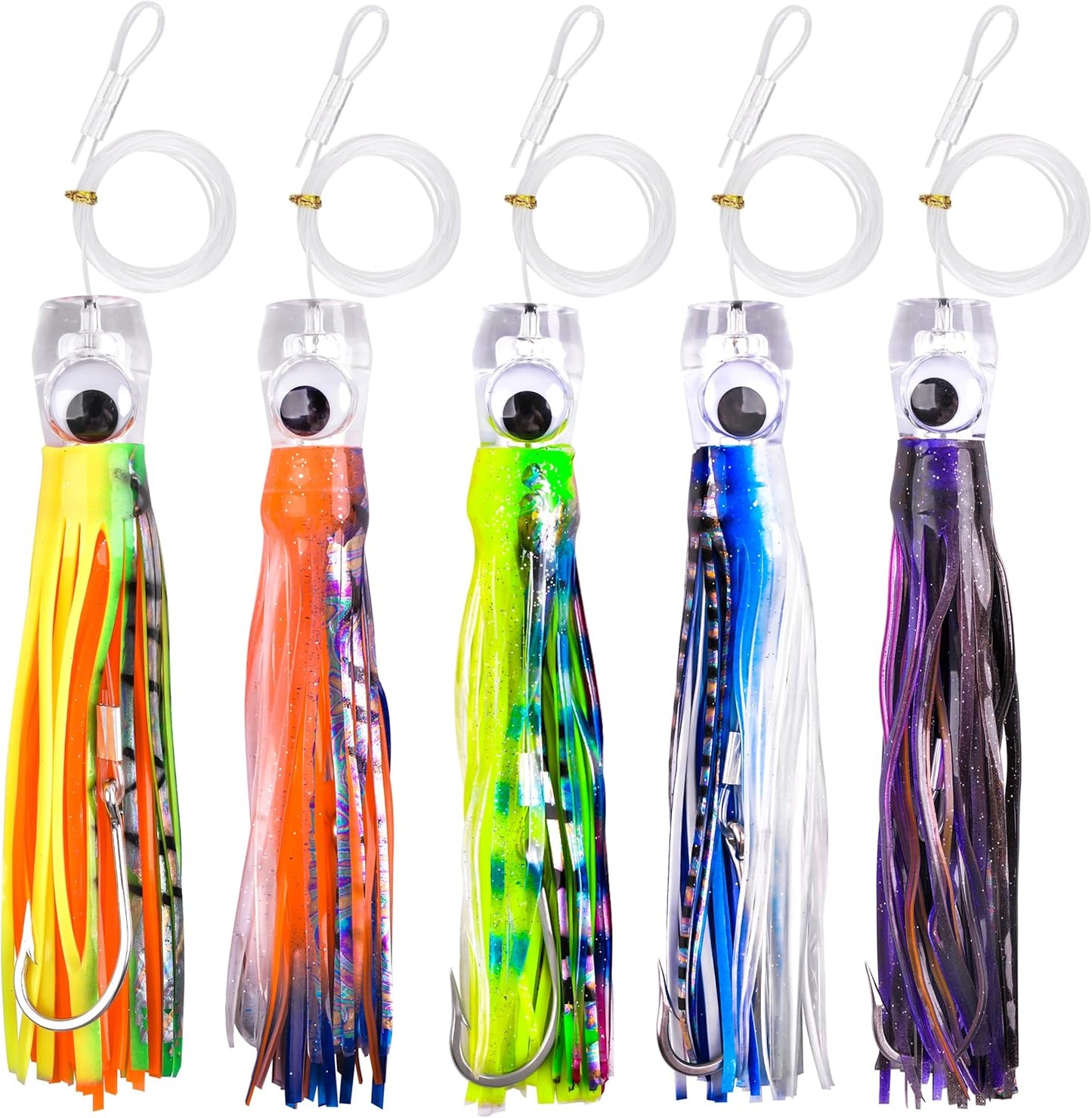 Ultimate Offshore Trolling Lures Set for Big Game Fishing