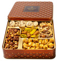 Holiday Snack Assortment Gift Basket - Cookie and Nuts Tin