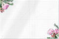 Floral 24in x 36in Glass Craft Mat - Magnetic, Heat & Scratch