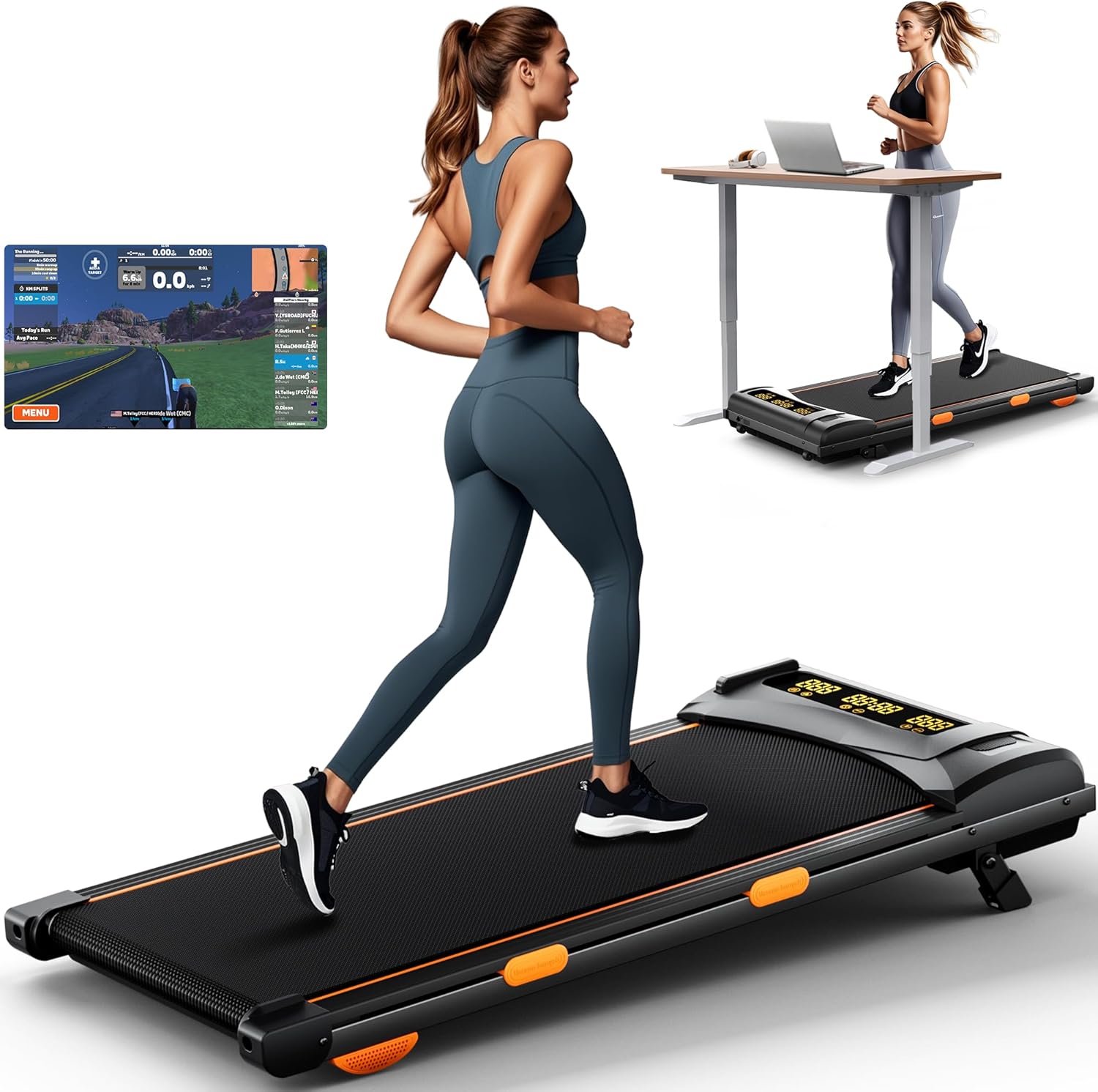 Portable Folding Treadmill for Home/Office - EVKRUN
