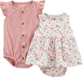 Cute & Comfy 2-Pack Rompers for Baby Girls