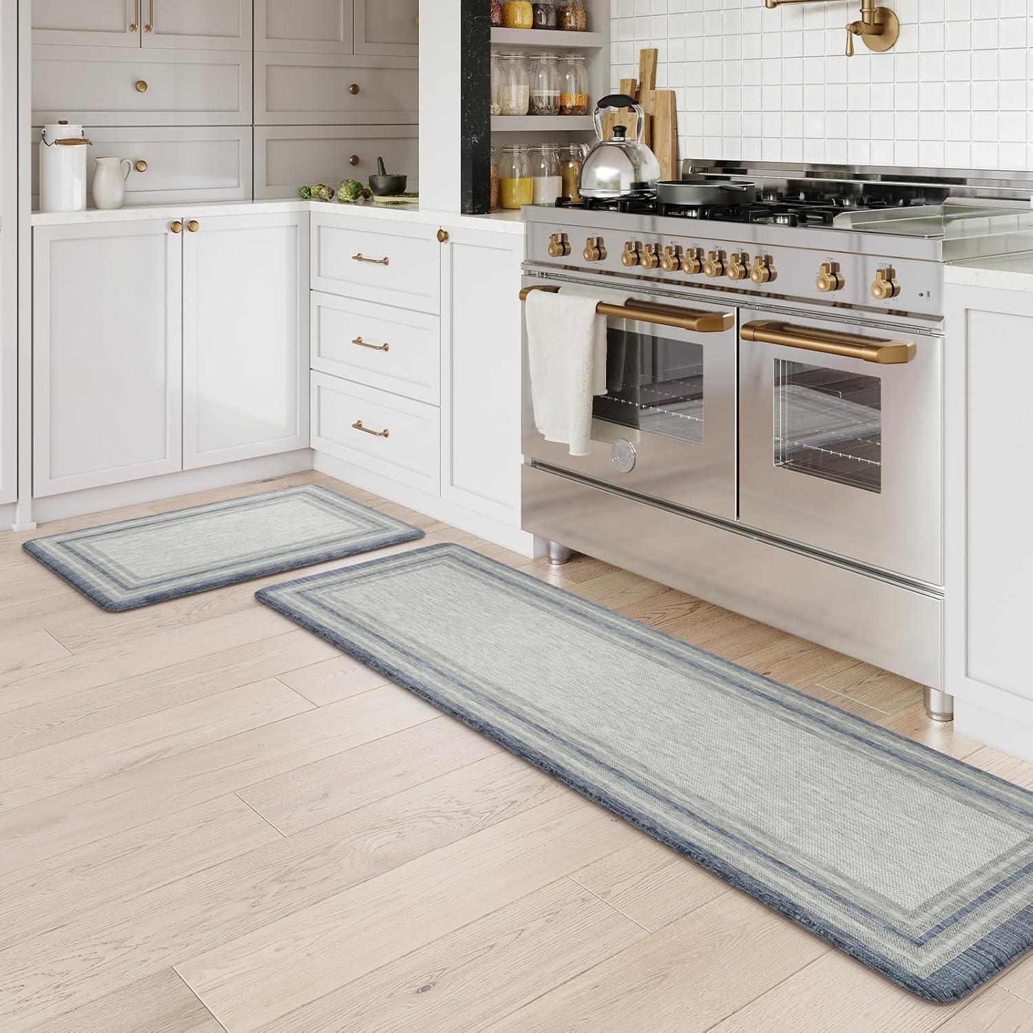 KIMODE Anti Fatigue Kitchen Mats for Floor 2 Piece Set Review