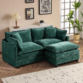 SoarFlash Chenille 71.6in Sectional Sofa for Modern Living Rooms