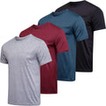 Men's Dry-Fit Short Sleeve Pocket Crew 4-Pack - Breathable Performance