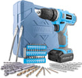 Hi-Spec Cordless Drill Set 50pc 12V Electric Power Driver - Compact
