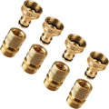 Garden Hose Quick Connect Fittings 3/4 in GHT Brass - Leak Proof