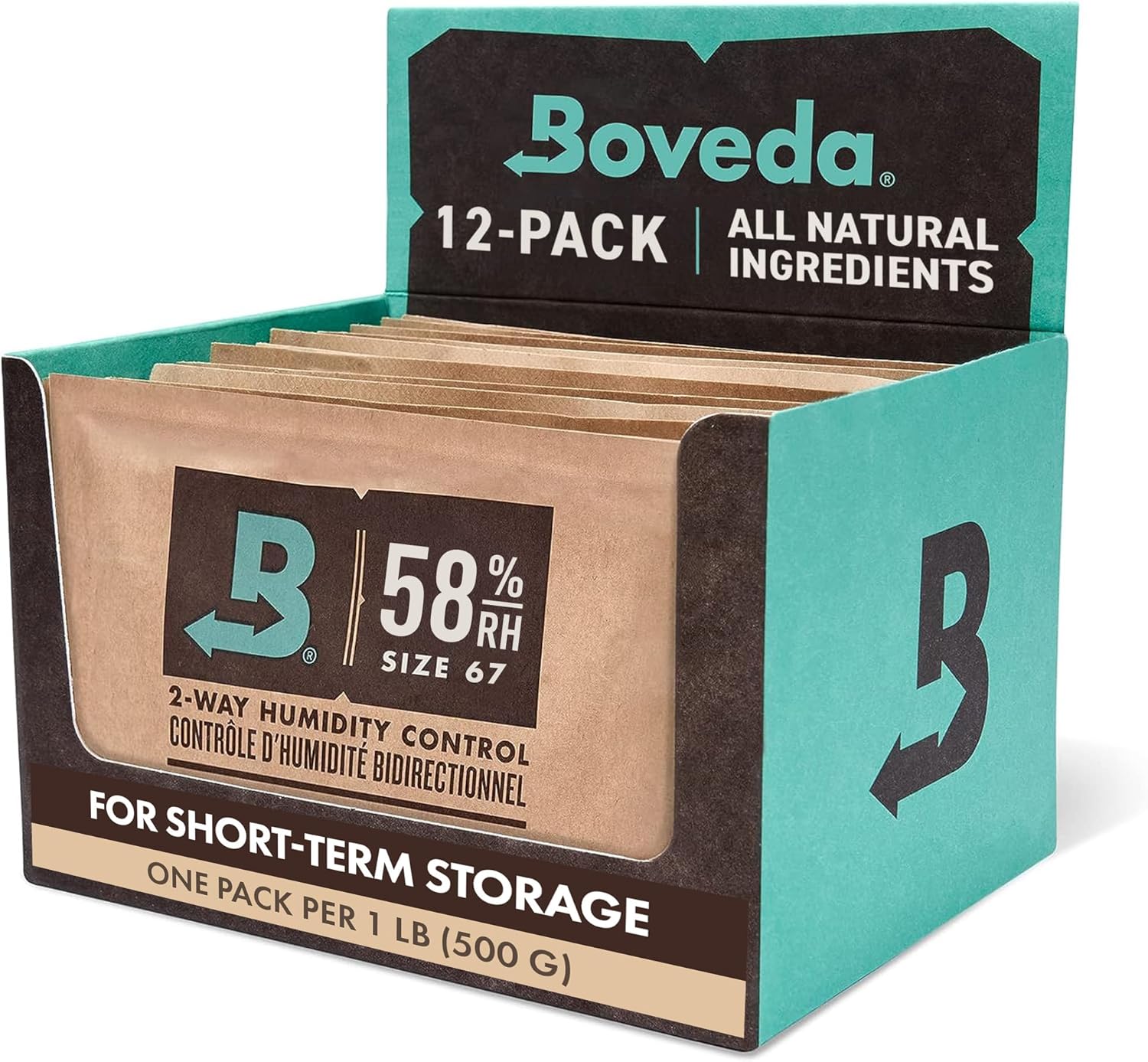Boveda 58% Humidity Control Packs for Freshness and Quality