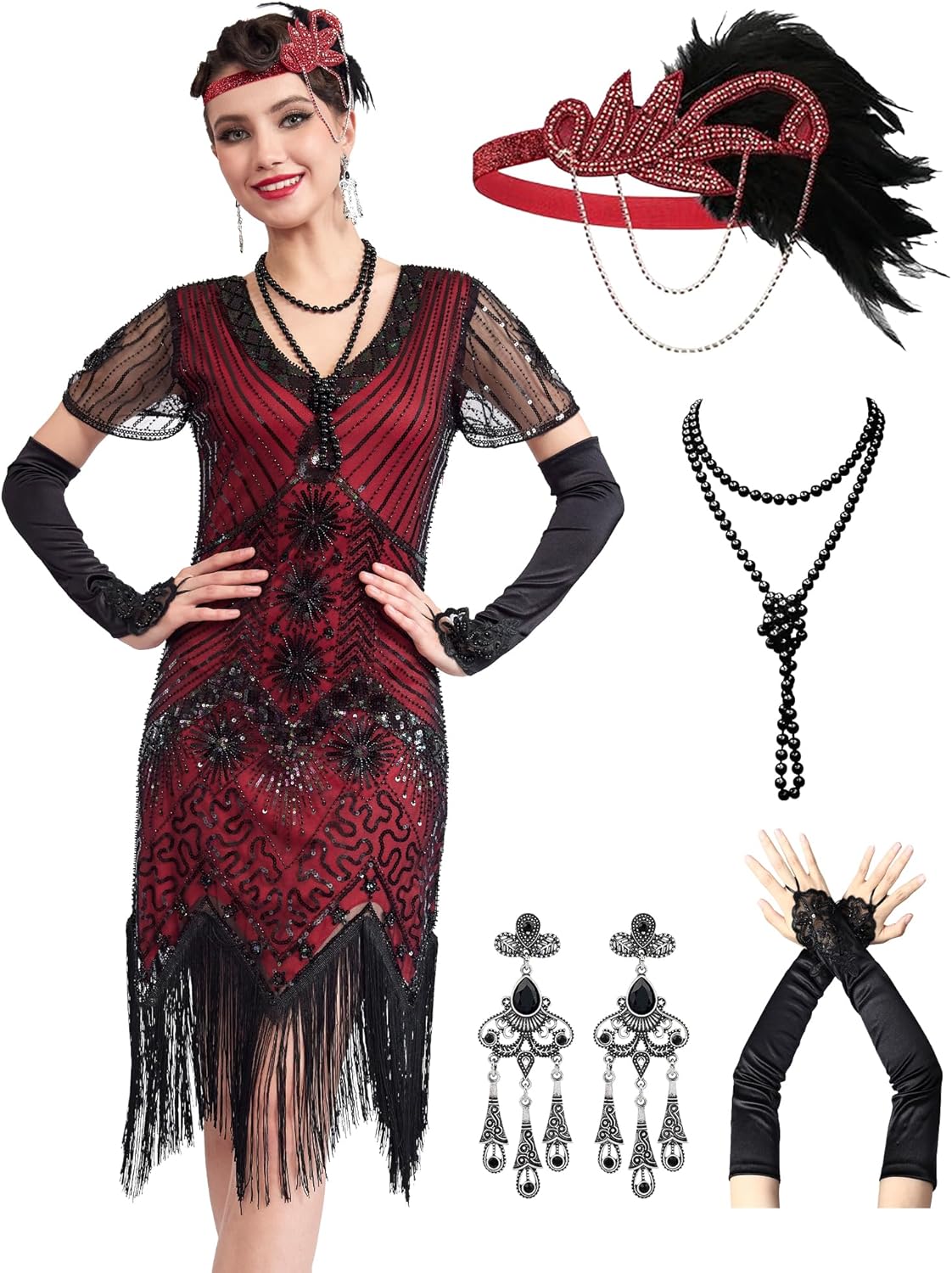 1920s Flapper Dresses for Women, Great Gatsby Costume Style