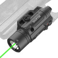 Solofish 1500lm Slidable Pistol Light and Green Beam Combo - Tactical