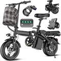 Electric Bike for Adults Teens Folding ebike with 560W Motor