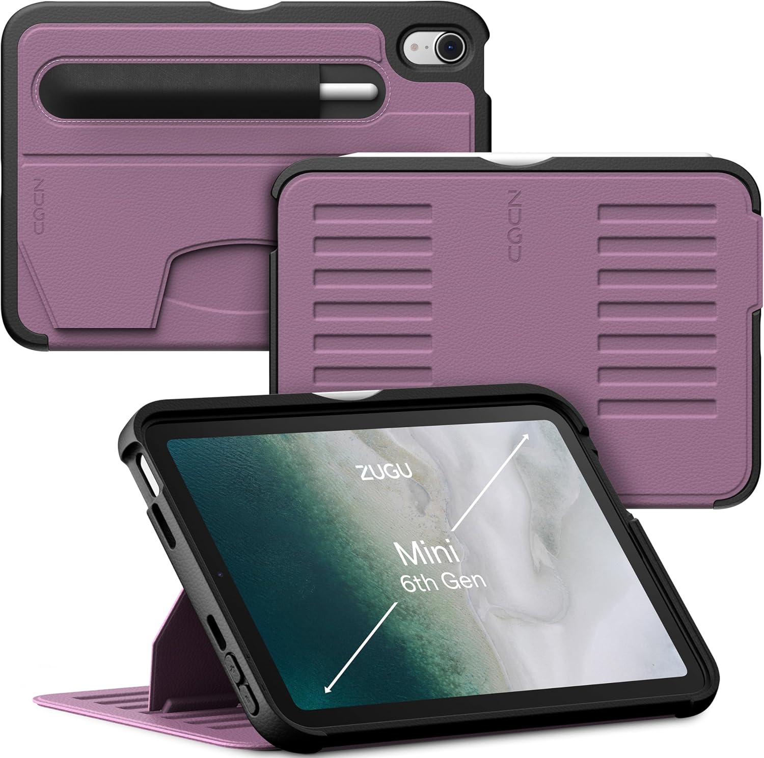 ZUGU Case for 2024 iPad mini 7 & 2021 iPad mini 6 - Slim Cover