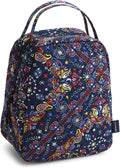 Vera Bradley Premium Cotton Lunch Bag in Starry Paisley Design