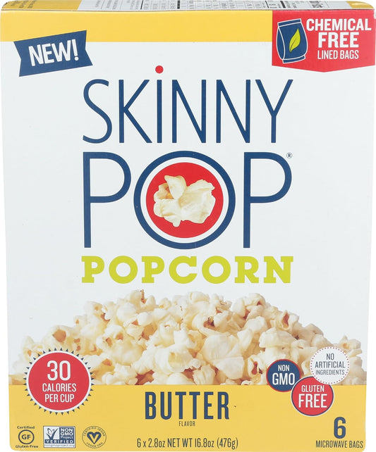 Deliciously Buttery SkinnyPop Microwave Popcorn!