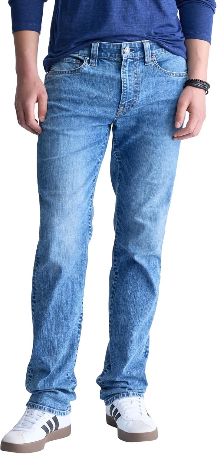 Buffalo David Bitton Men's Straight Six Jeans for Comfort and Style