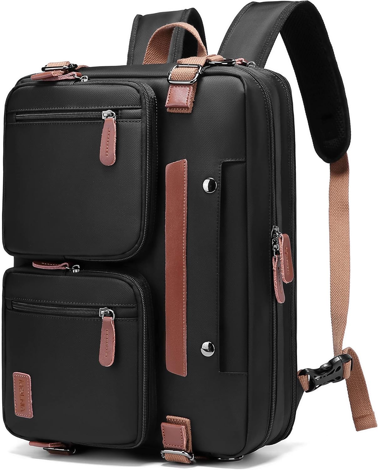 MOLNIA 15.6 inch Laptop Backpack: Versatile 3 in 1 Design