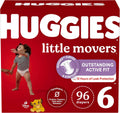 Huggies Size 6 Diapers Little Movers - Secure Fit for Active Toddlers