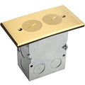 ENERLITES Screw Cap Cover Floor Box Kit for 1-Gang Outlets