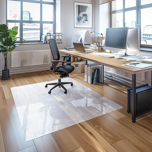Chair Mat for Hardwood Floor, 63x51 inches Floor Protector