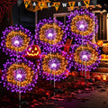 Halloween Solar Firework Lights 6-Pack - Colorful Outdoor Sparkler