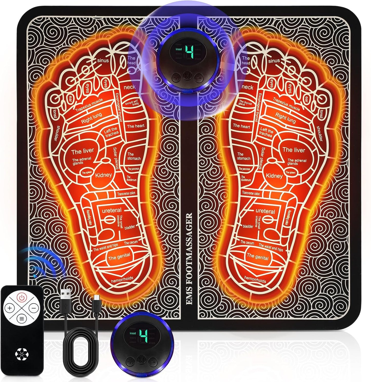 EMS Foot Massager for Neuropathy and Muscle Relaxation Relief