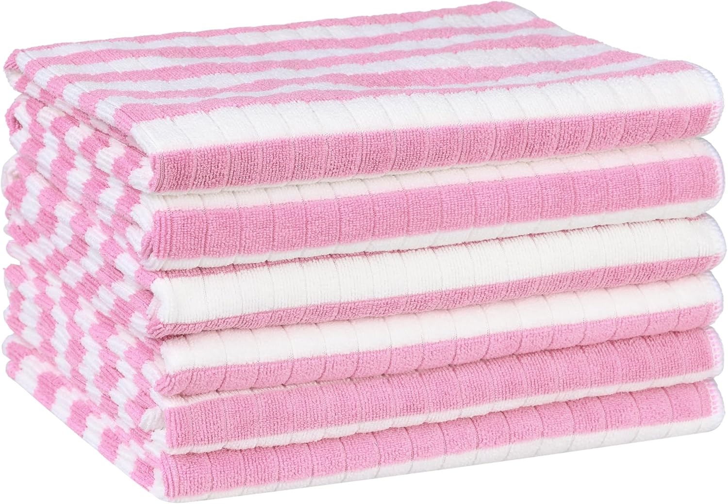 Soft & Absorbent Microfiber Towels Set - 18x26 Inches - 6 Pack