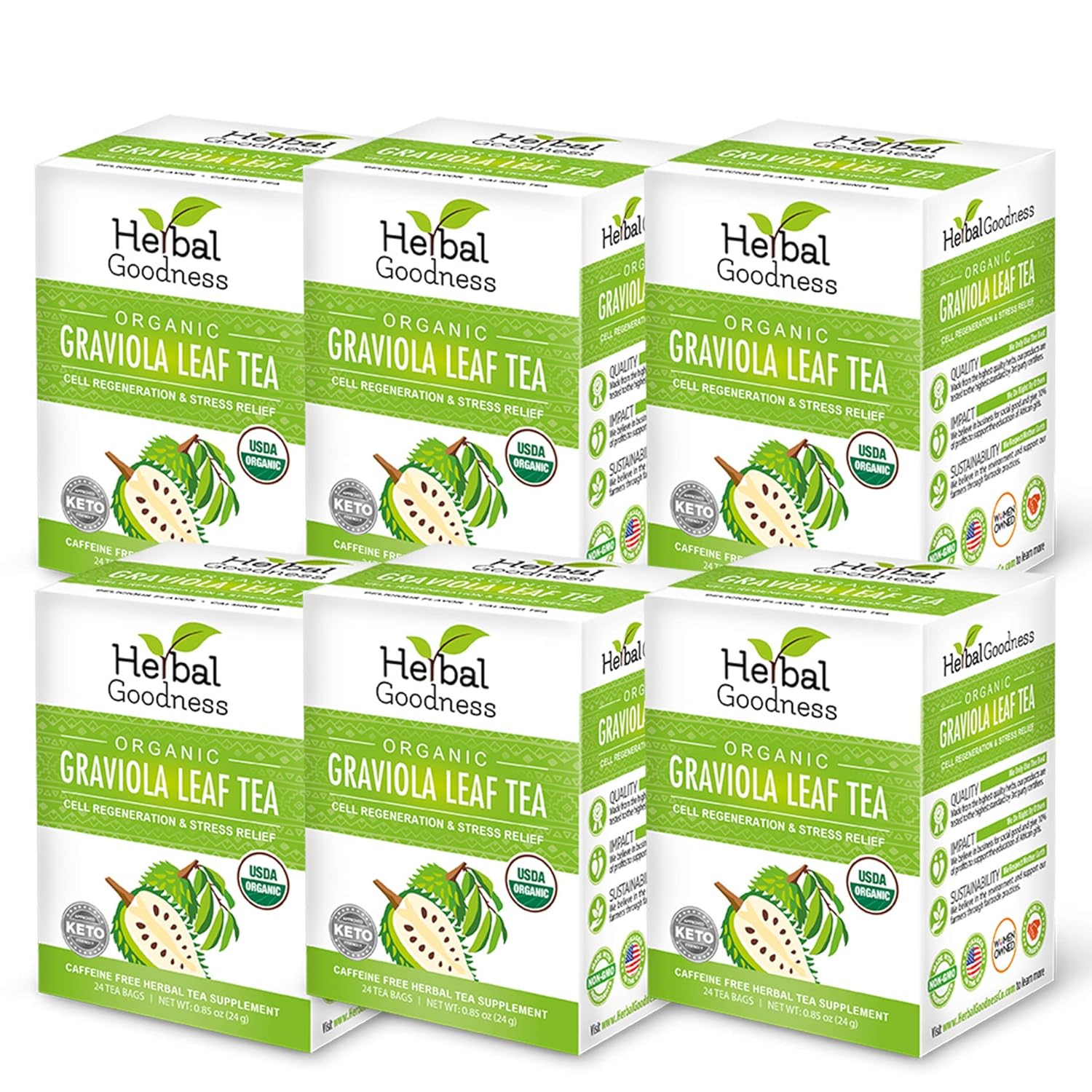 Graviola Leaf Tea - Organic Soursop for Immune and Digestive Health