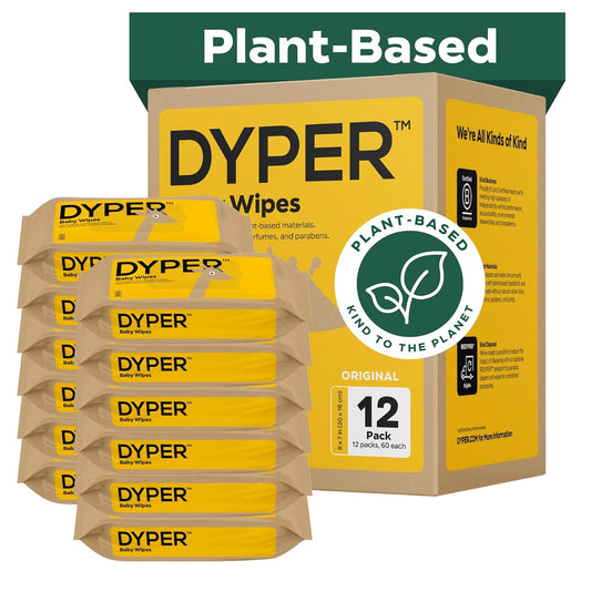 DYPER Baby Wipes: Gentle & Eco-Friendly, 99% Water