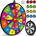 Dart Board for Kids - Double-Sided Fun with Sticky Balls