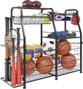 Garage Sports Equipment Organizer Ball Storage Rack - Space Saver