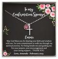 Be Wished Personalized Confirmation Sponsor Gifts for Women - Cross