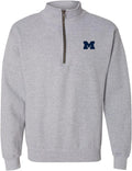 UGP Campus Apparel Michigan Quarter Zip Sweatshirt - Team Color
