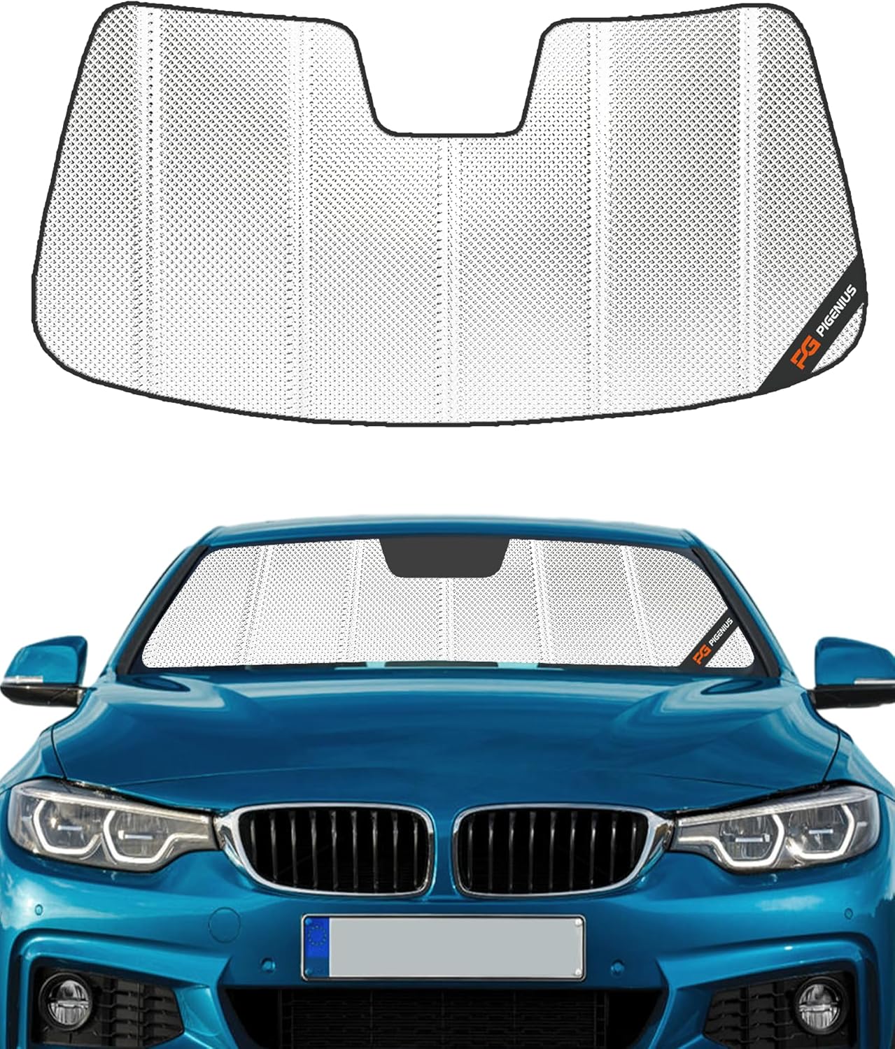 Windshield Sun Shade for BMW 4 Series Coupe 2014-2020 - BLAZBLOCK