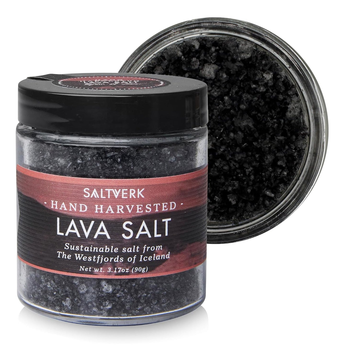 Sustainably Harvested Saltverk Lava Sea Salt - Gourmet Jar