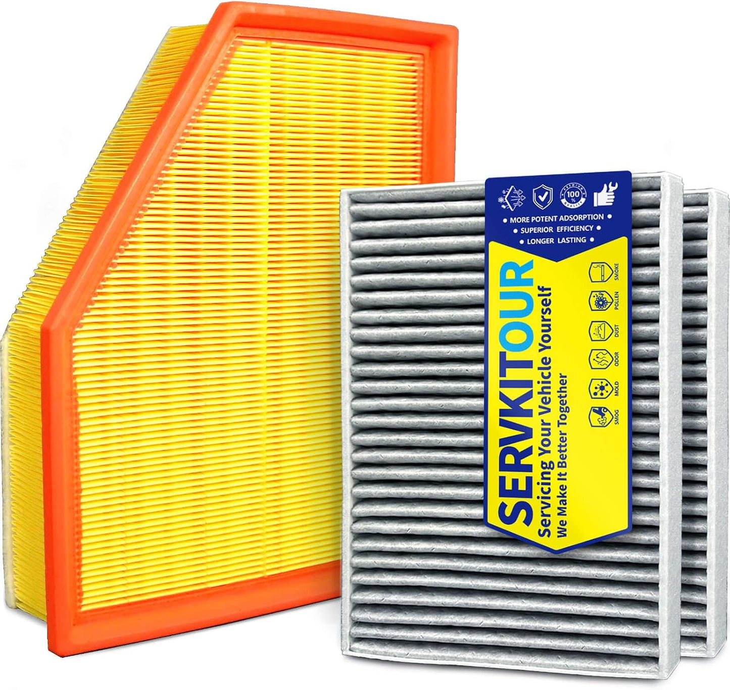 Engine Cabin Air Filter Kit for X5/X6/X7 and 5 Series Models